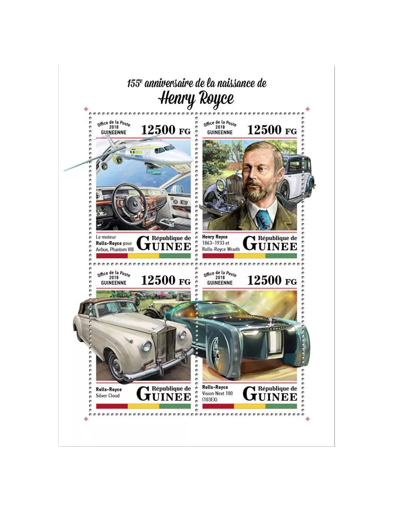 n° 9112/9115 - Timbre GUINÉE Poste