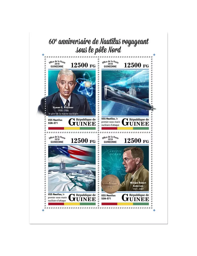 n° 9136/9139 - Timbre GUINÉE Poste