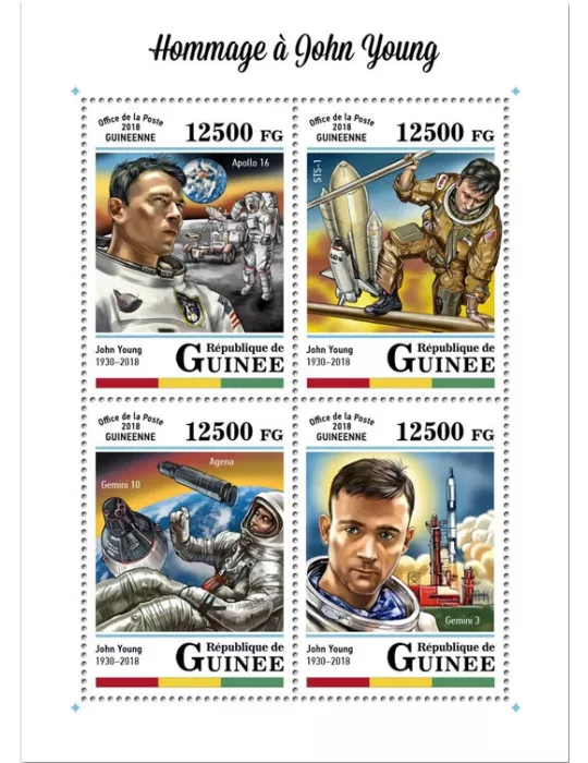 n° 9192/9195 - Timbre GUINÉE Poste