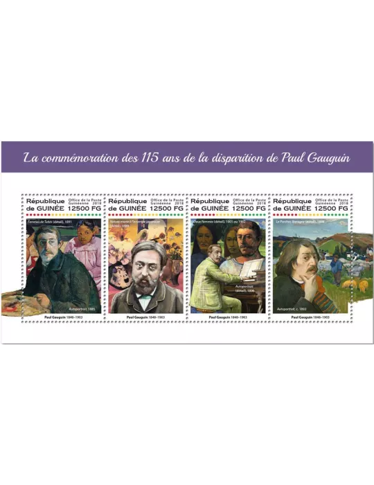 n° 9276/9279 - Timbre GUINÉE Poste