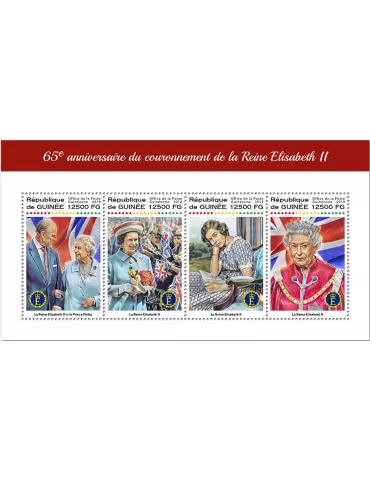 n° 9284/9287 - Timbre GUINÉE Poste