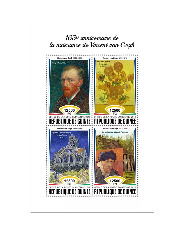 n° 9352/9355 - Timbre GUINÉE Poste