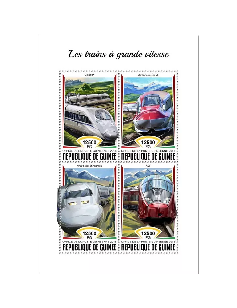 n° 9416/9419 - Timbre GUINÉE Poste