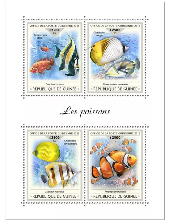 n° 9444/9447 - Timbre GUINÉE Poste