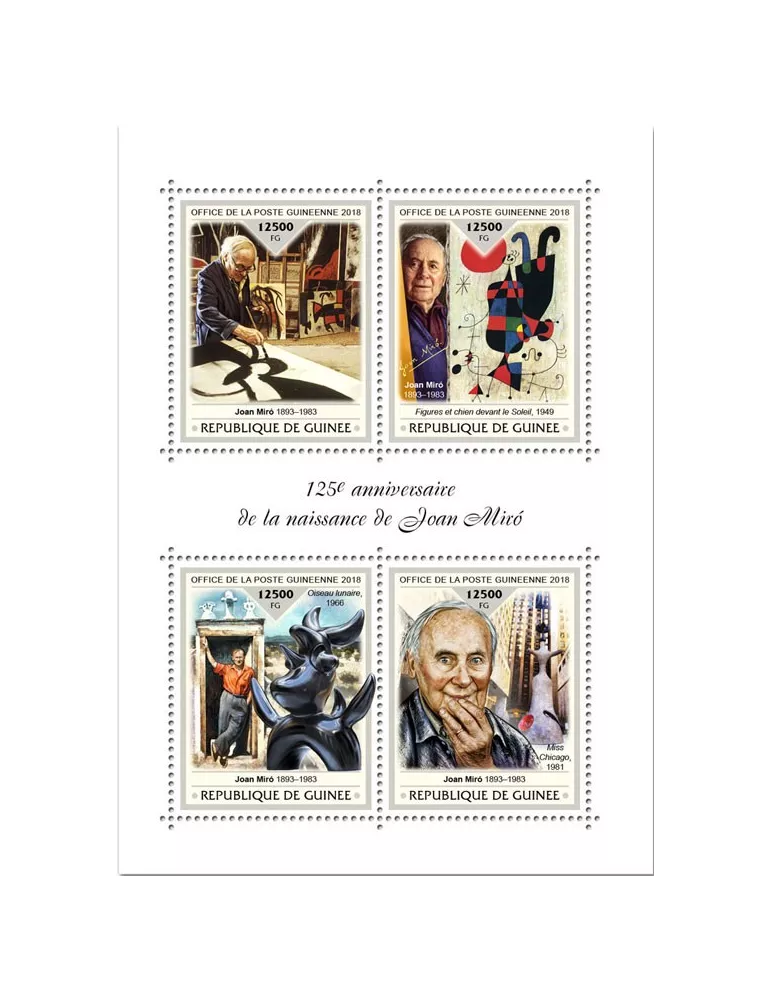 n° 9468/9471 - Timbre GUINÉE Poste