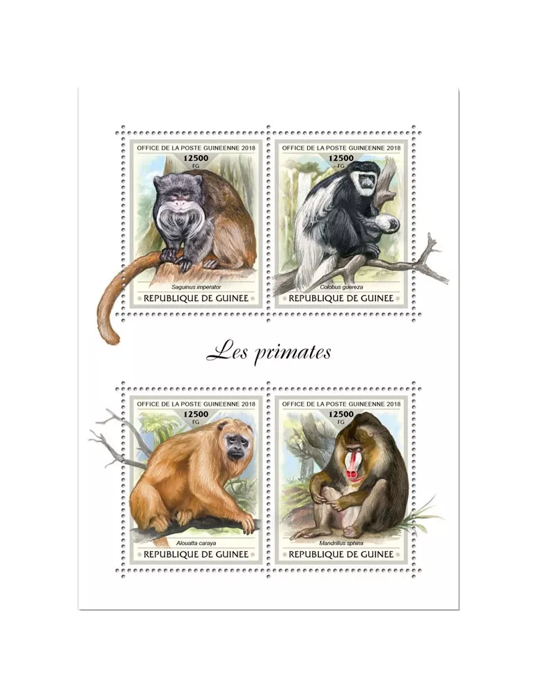 n° 9516/9519 - Timbre GUINÉE Poste