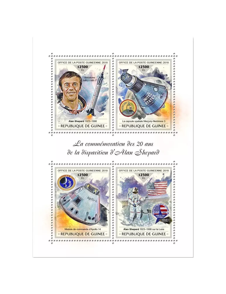 n° 9536/9539 - Timbre GUINÉE Poste