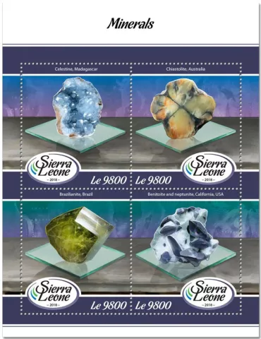 n° 7597/7600 - Timbre SIERRA LEONE Poste