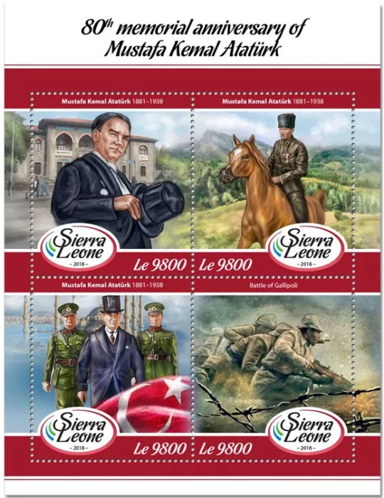 n° 7645/7648 - Timbre SIERRA LEONE Poste