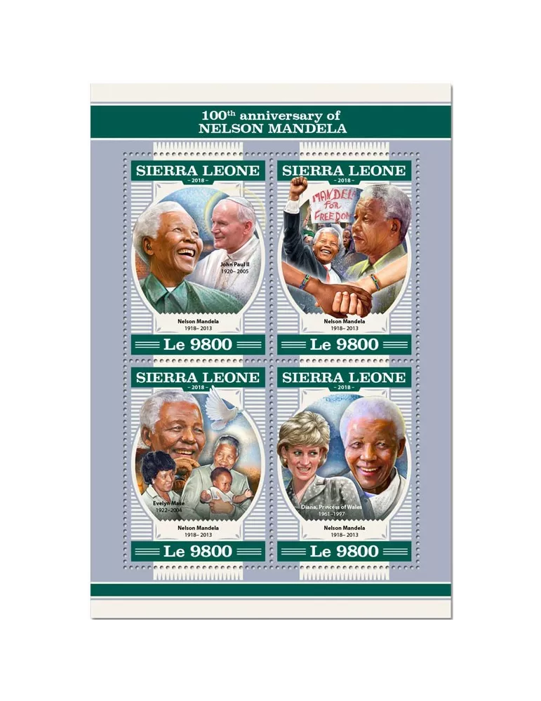 n° 7753/7756 - Timbre SIERRA LEONE Poste