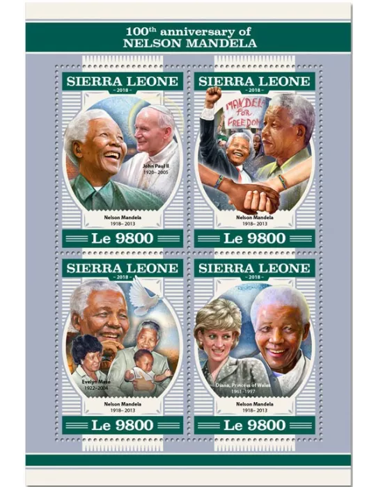 n° 7753/7756 - Timbre SIERRA LEONE Poste