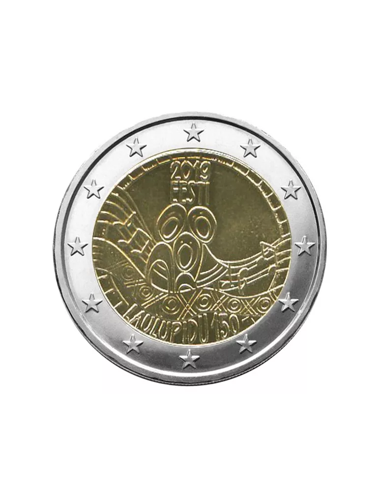 2 EURO COMMEMORATIVE 2019 : ESTONIE (150 ans du premier festival de chanson estonnienne)