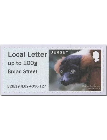 n° 119/124 - Timbre JERSEY Timbres de distributeurs