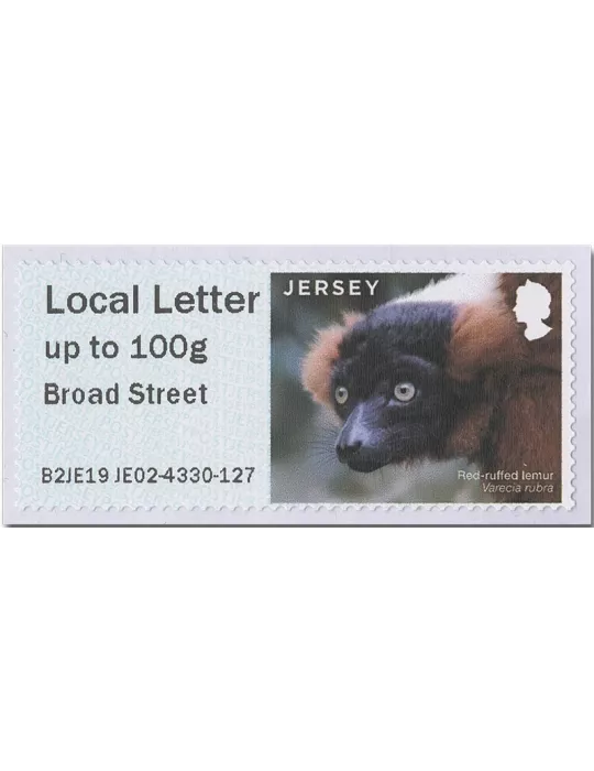 n° 119/124 - Timbre JERSEY Timbres de distributeurs