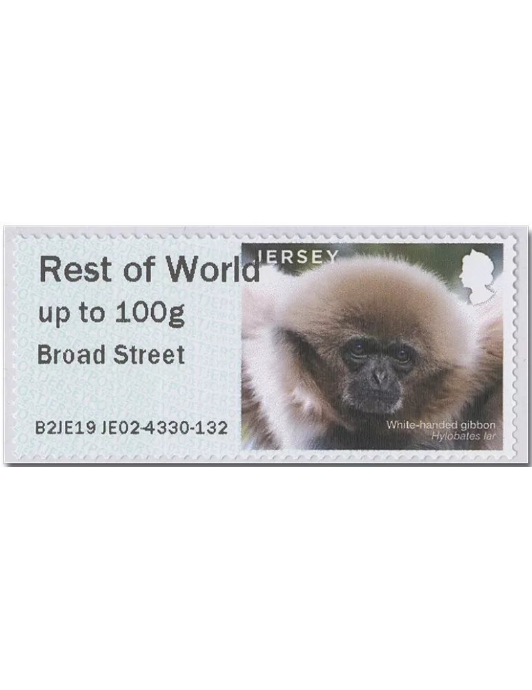 n° 119/124 - Timbre JERSEY Timbres de distributeurs