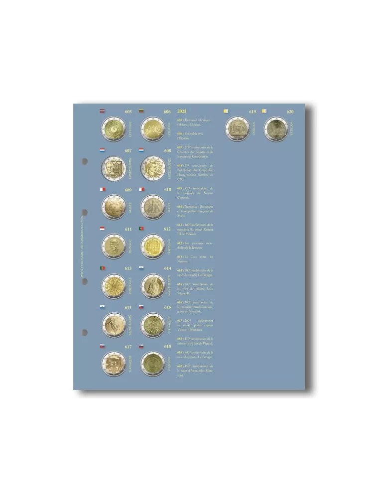 Recharges 2€ COMMÉMORATIFS (2023)