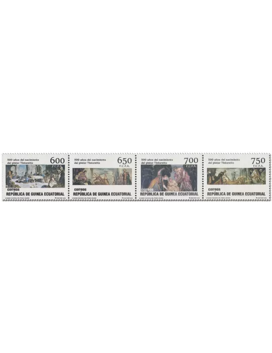 n° 667/670 - Timbre GUINEE-EQUATORIALE Poste