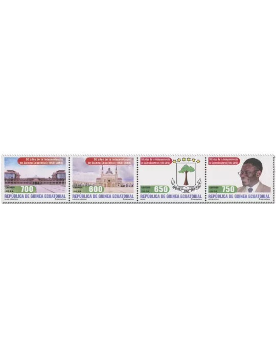 n° 671/674 - Timbre GUINEE-EQUATORIALE Poste