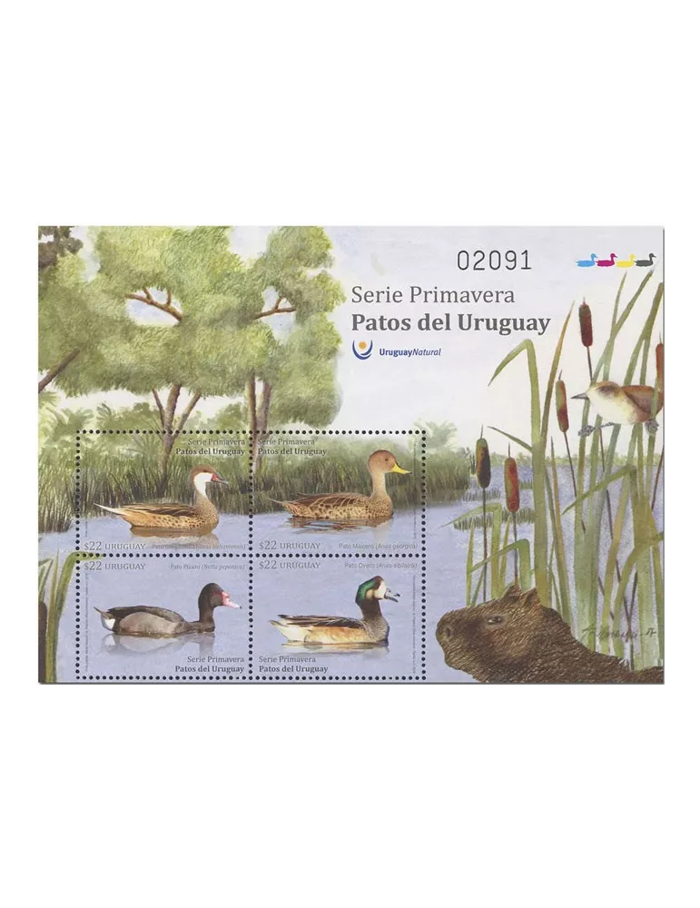 n° 2911/2914 - Timbre URUGUAY Poste