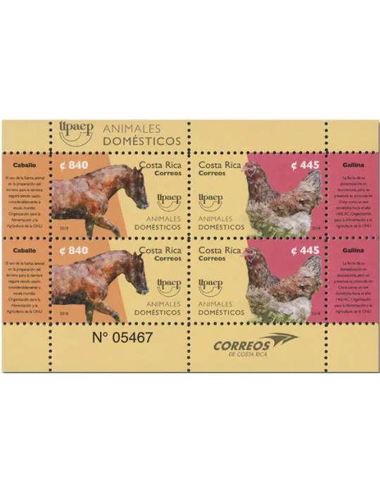 n° 994/995 - Timbre COSTA RICA Poste