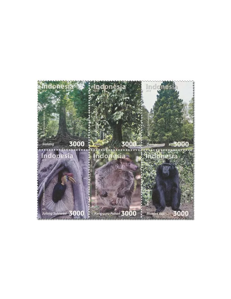 n° 2903/2908 - Timbre INDONESIE Poste