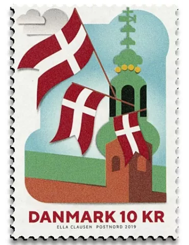 n° 4 - Timbre DANEMARK VIII - Carnets et ouvrages de luxe 2