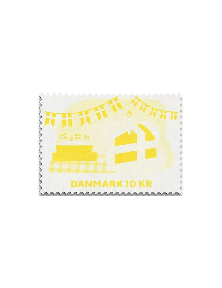 n° 4 - Timbre DANEMARK VIII - Carnets et ouvrages de luxe