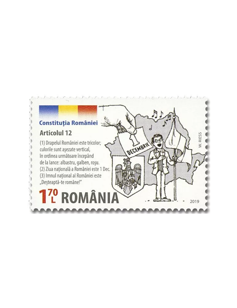 n° 6418/6426 - Timbre ROUMANIE Poste