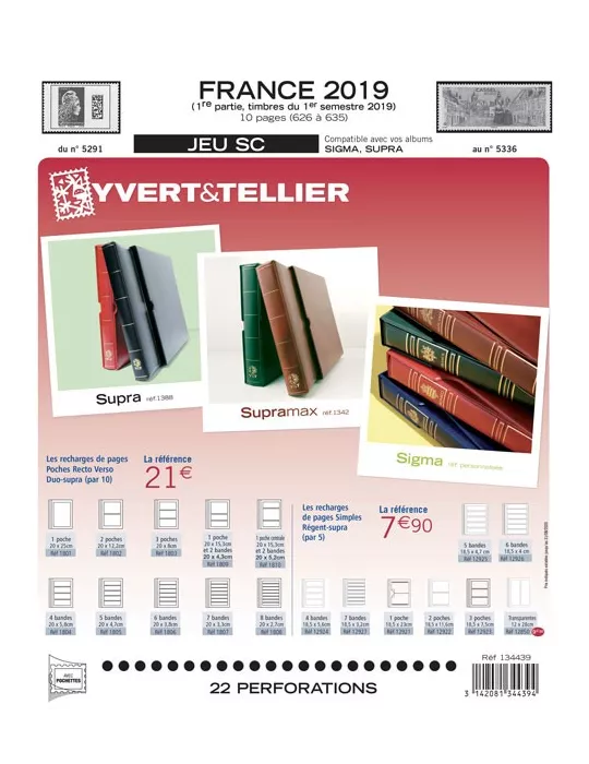 FRANCE SC : 2019 - 1ER SEMESTRE (JEUX AVEC POCHETTES)
