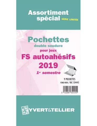 Assortiment de pochettes (double soudure) : 2019-1e sem. (Jeux Autoadhésifs)