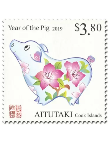 n° 724/725 - Timbre AITUTAKI Poste 2