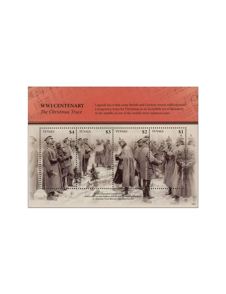 n° 2083/2086 - Timbre TUVALU Poste