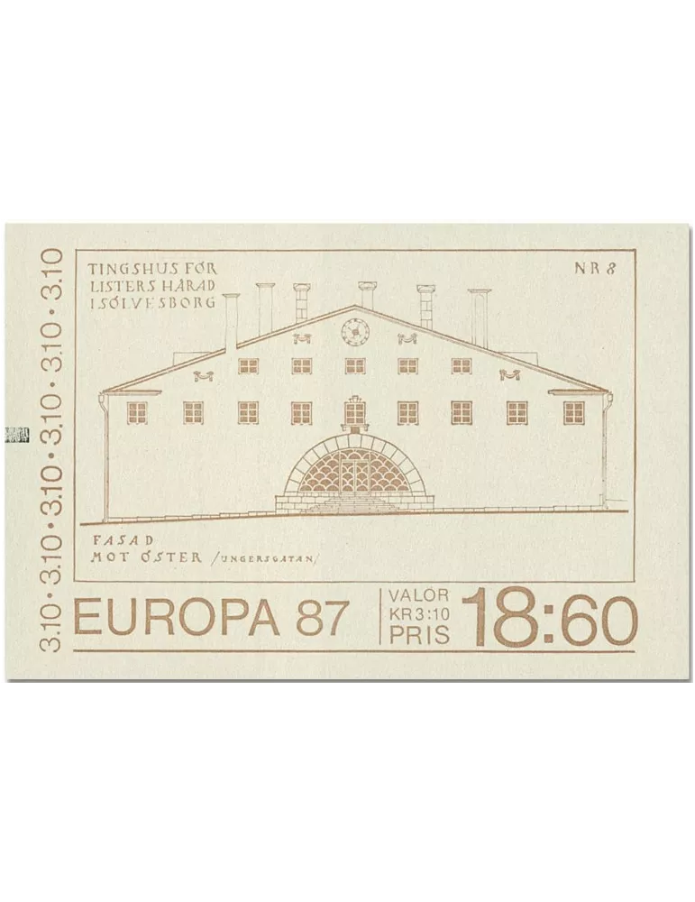 n° C1411 - Timbre SUEDE Carnets