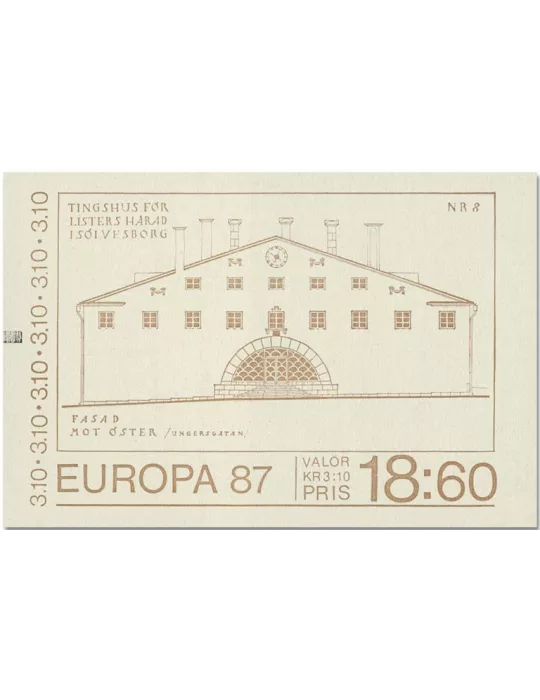 n° C1411 - Timbre SUEDE Carnets