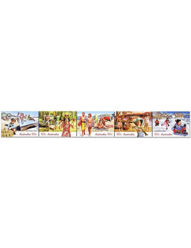 n° 3338/3342 - Timbre AUSTRALIE Poste