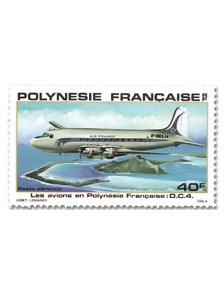 n° 148/152 - Timbre Polynésie Poste aérienne
