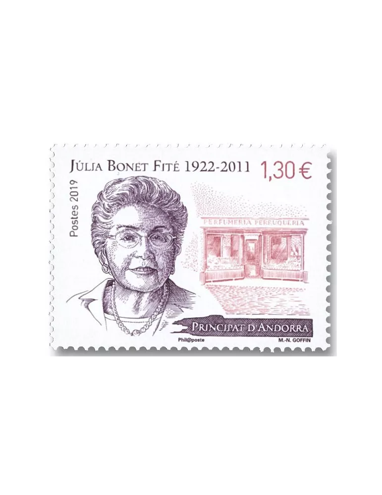 n° 833 - Timbre Andorre Poste