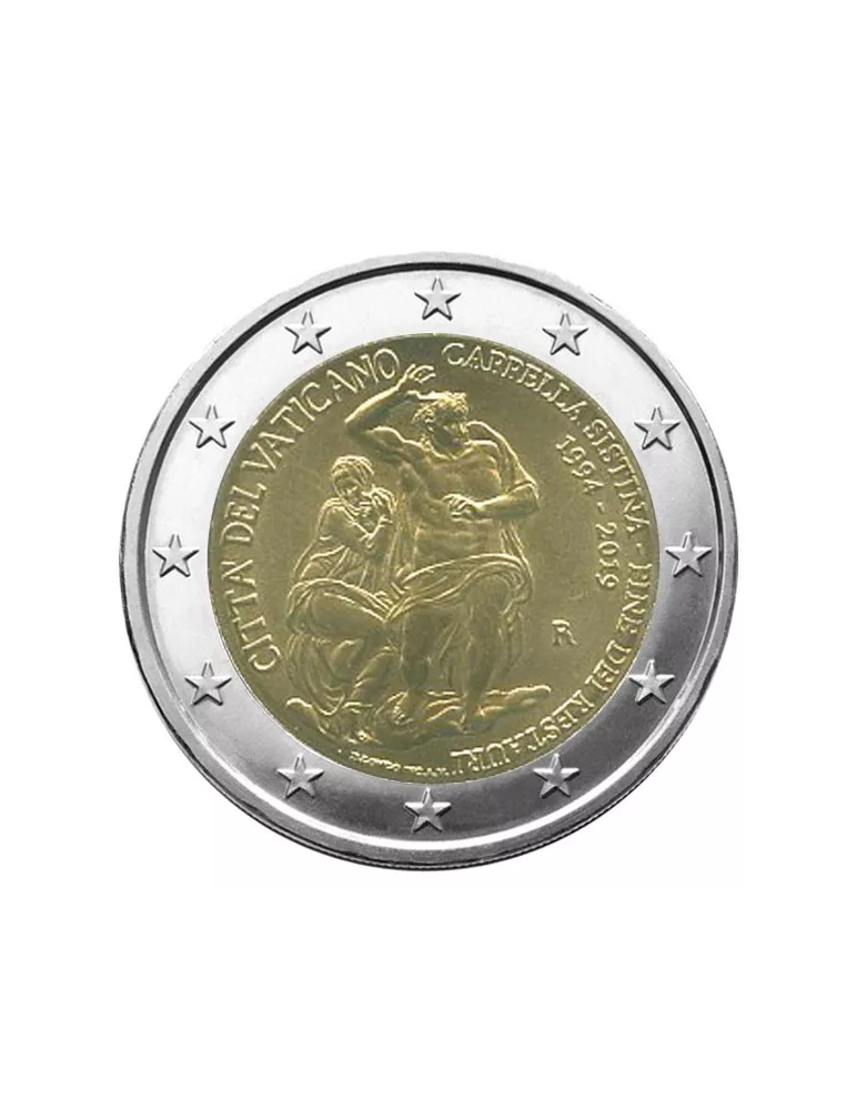 BU : 2 EURO COMMEMORATIVE 2019 : VATICAN (Fin de la restauration de la chapelle Sixtine)