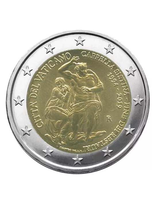 BU : 2 EURO COMMEMORATIVE 2019 : VATICAN (Fin de la restauration de la chapelle Sixtine)