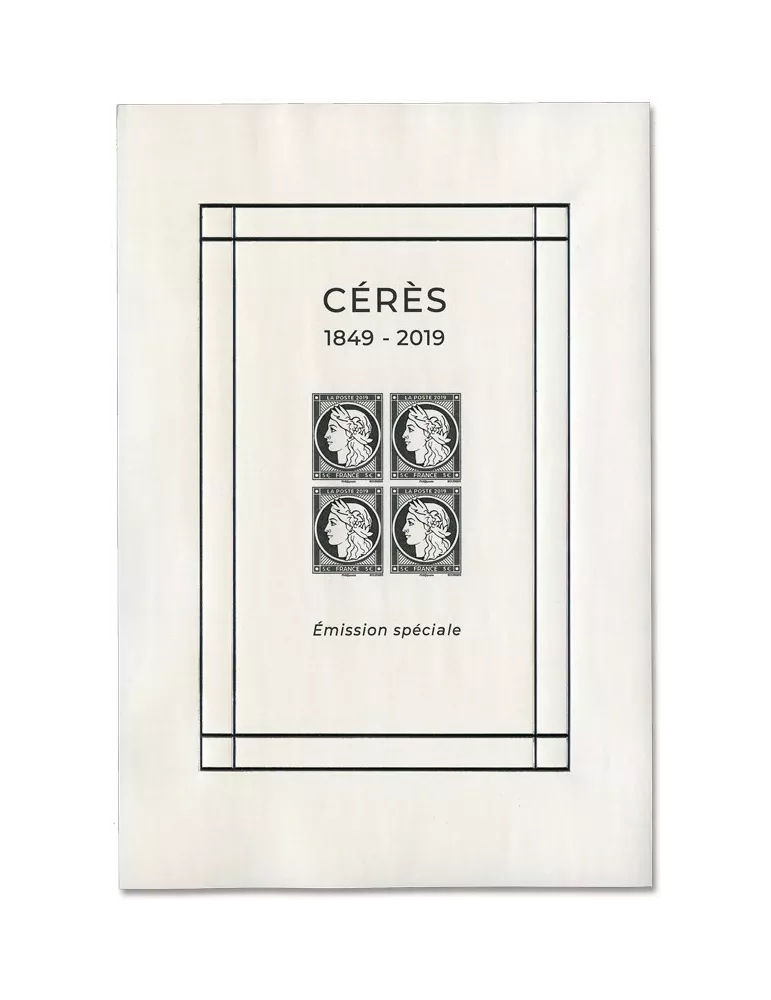 n° 147 - Timbre France Blocs et feuillets (Cérès 1849/2019 - Emission spéciale)