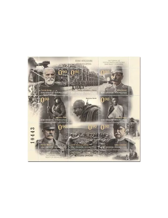 n° 721/728 - Timbre REPUBLIQUE SERBE (DE BOSNIE) Poste