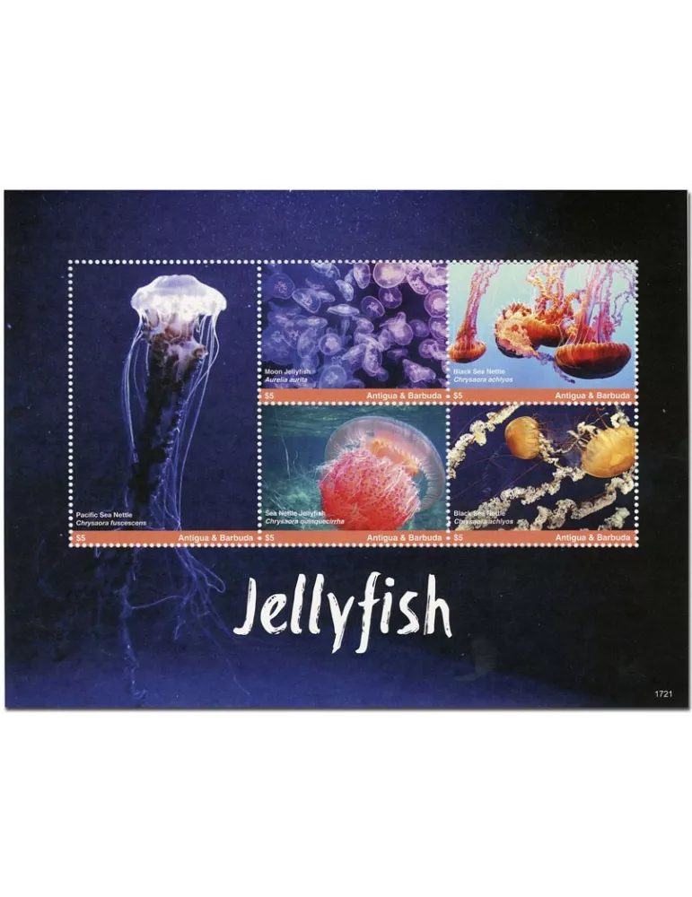 n° 4671A/4671E - Timbre ANTIGUA Poste