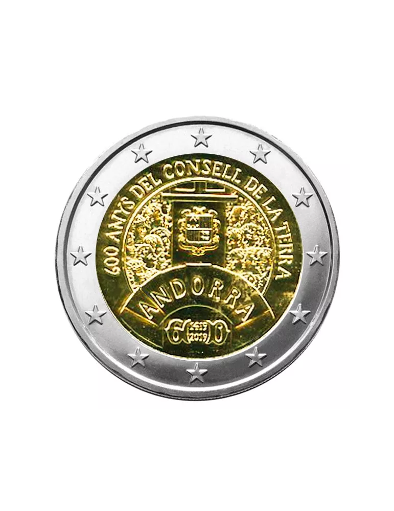 BU : 2 EURO COMMEMORATIVE 2019 : ANDORRE (600 ans du Conseil de la Terre)
