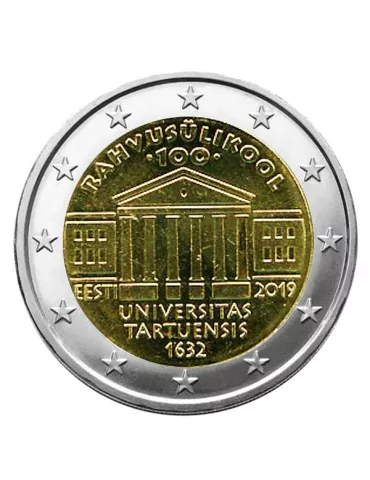 2 EURO COMMEMORATIVE 2019 : ESTONIE (100 ans de l'ouverture de l'Université de Tartu)