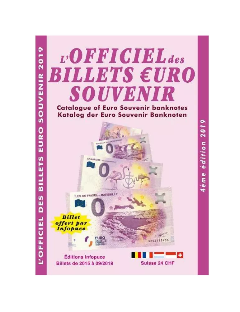 OFFICIEL DES BILLETS €UROS SOUVENIR (4ème Edition - 2019-2020)