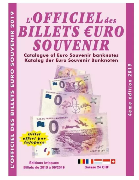 OFFICIEL DES BILLETS €UROS SOUVENIR (4ème Edition - 2019-2020)