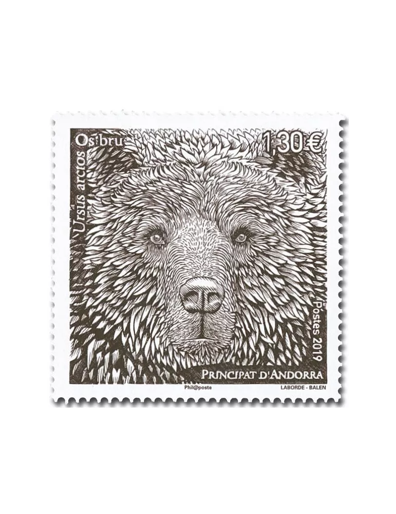 n° 837 - Timbre ANDORRE Poste