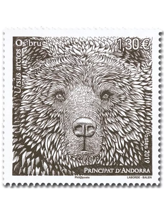 n° 837 - Timbre ANDORRE Poste