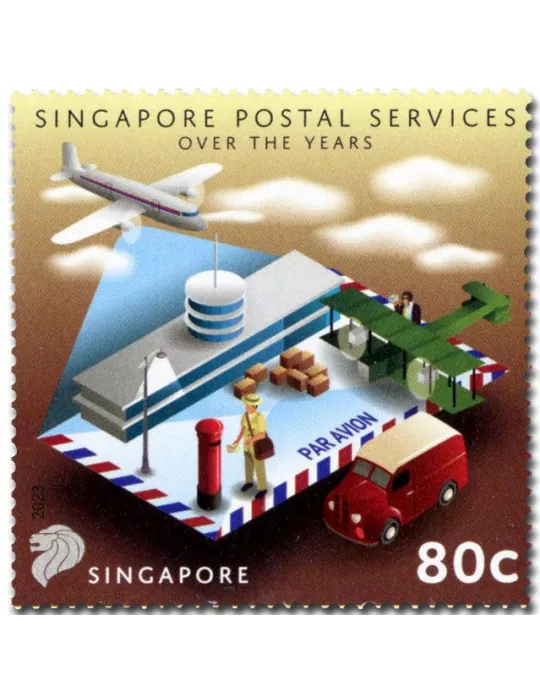 n° 2595/2599 - Timbre SINGAPOUR Poste