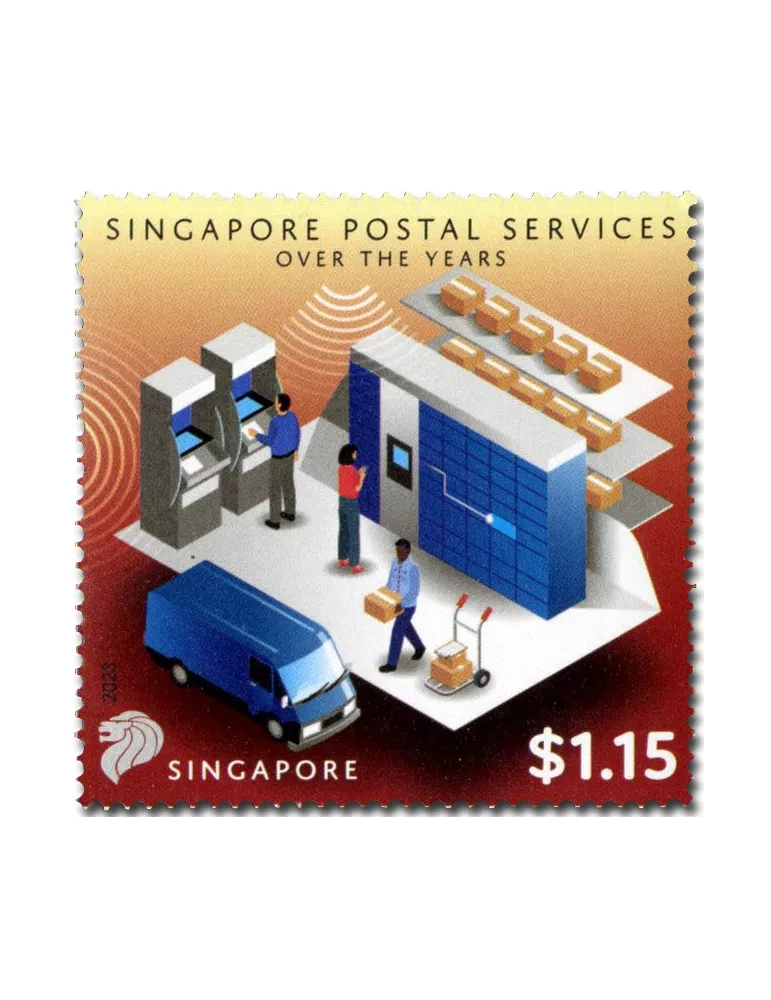 n° 2595/2599 - Timbre SINGAPOUR Poste